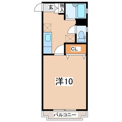 郡山駅 徒歩20分 2階の物件間取画像